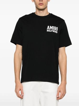 Amiri Mens Jazz Wolf T-Shirt in Black Cotton - Size X-Large