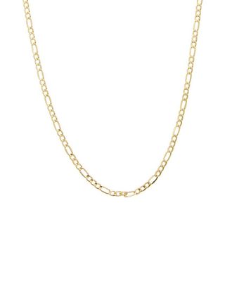 Italian Gold, Inc 10K 3.4Mm Semi-Solid Figaro Necklace