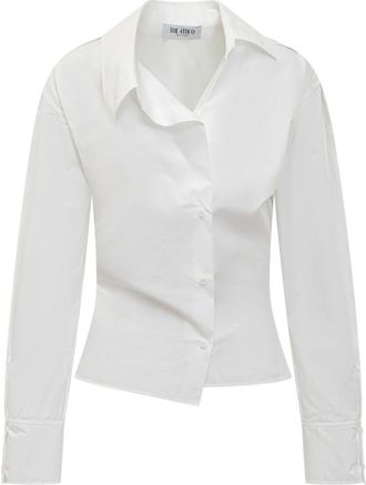 The Attico White Slim Solid Shirt