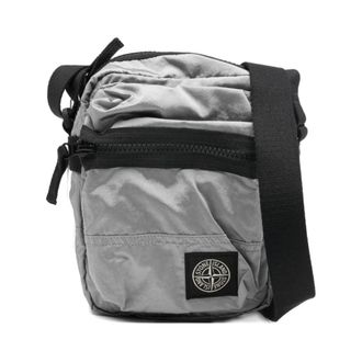 Stone Island Messenger Bags, male, Gray, Size: ONE SIZE Cross Body Bag