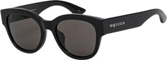 Alexander McQueen Zonnebrillen - Dames - Zonnebrillen - Zwart - 55 MM - Accessoires