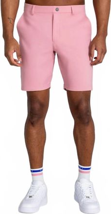 Redvanly Varick Pull-On Short - 7.5 In Salmon