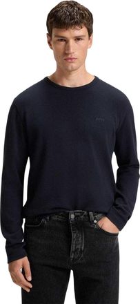 HUGO BOSS Heren Tempesto Sweatshirt (Donkerblauw)
