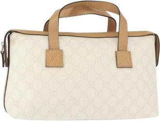 Gucci Pre-owned Handbags, female, White, Size: ONE SIZE Pre-owned Plastic Handbag