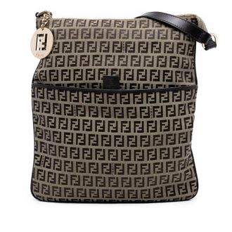 Fendi Pre-owned Fendi Zucchino Canvas Crossbody Ladies 8BT151 YNV 109 2415