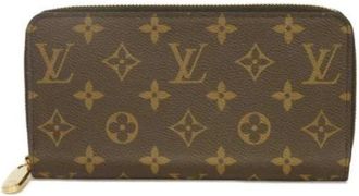 Louis Vuitton Pre-owned Long wallet (bi-fold) - Dames - Vintage Accessoires - Bruin - ONE Size - Vintage