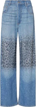 Liu Jo Pant Straight Stylish Reg.W. - Dames - Jeans - Blauw - Maat: W26 Denim