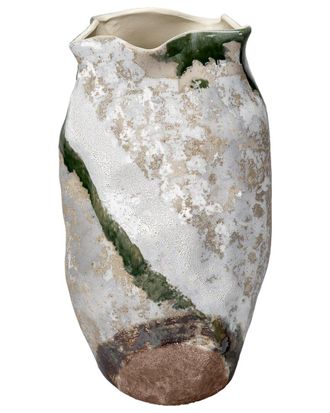 Jamie Young Co. Sandcastle Ceramic Decorative Vase, Large