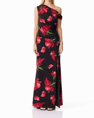 Elliatt Valetta Skirt In Black / Red