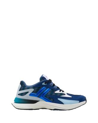 Lanvin Jla Sneakers In Mesh And Metallic Leather in Dark Blue/light Blue at Nordstrom, Size 42 Eu