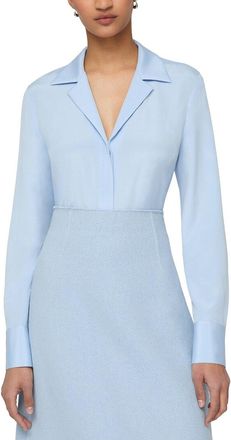 Lafayette 148 New York Scottie Silk-Blend Blouse