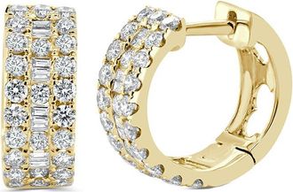 Sabrina Designs 14K 1.40 ct. tw. Diamond Hoops