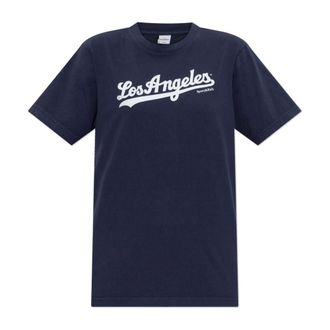 Sporty & Rich unisex, Tops, Blauw, Maat: M Katoen