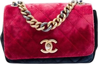Chanel Borsa a mano in velluto trapuntato Pre-owned - - Pre-owned - Donna - Rosso - ONE SIZE