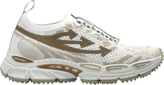 Off-white Be Right Back Knit Sneakers - Dames - Sneakers - Beige - 37 EU - Polyester - Schoenen