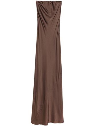 Forte_Forte Bias Cut Floor-Length Column Dress