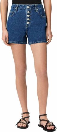 AllSaints Tay Exposed Fly Denim Shorts in Dark Indigo at Nordstrom, Size 24
