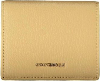 Coccinelle Leren Portemonnee - Dames - Portefeuilles - Beige - ONE Size - Leer - Accessoires