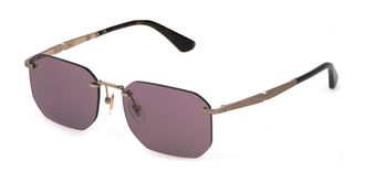 Police SPLF69 08M6 Mens Sunglasses Brown Size 55