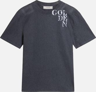 Golden Goose Blue Printed T-Shirt