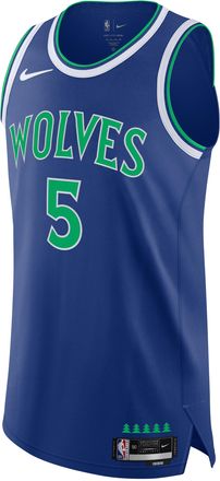 Nike Mens Minnesota Timberwolves Anthony Edwards Dri-FIT ADV NBA Authentic Jersey in Blue | II4505-495