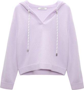 Dorothee Schumacher Modern Statements Pullover - Dames - Hoodies - Paars - M - Hoodies & sweatvesten