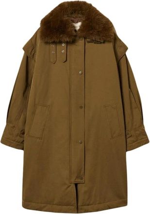 Twinset Parkas - Dames - Parka Jassen - Groen - M - Jassen