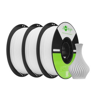 OEM Filamento Para Impresora 3d, 1,75 Mm De Di&aacute;metro, Material Ecol&oacute;gico, Blanco, 3 Kg