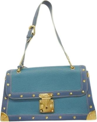 Louis Vuitton Pre-owned Vintage schoudertas - Dames - Pre-owned - Blauw - Maat: ONE Size