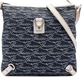 Gucci Pre-owned Gucci 85th Anniversary Denim Abbey D Ring Crossbody Unisex H4X8EGIRWDTXHSOA