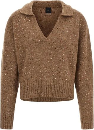 Pinko Mujer, Jerseys, Marrón, Talla: M