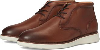 Florsheim Launch Plain Toe Chukka Boots Mens Boots Cognac : 11.5 M (D), Leather