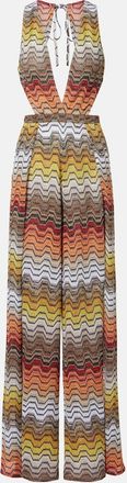 Missoni Wave lam&eacute; jumpsuit