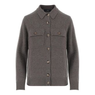 arch4 Cardigan in Cashmere con Tasche a Patta - - Knitwear - Donna - Marrone - M