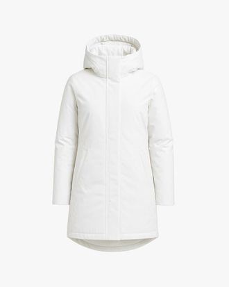 Quartz Co. GENIA | Hooded Down Winter Jacket in Ivory at Nordstrom, Size Xx-Large