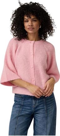 Alchemist Mimosa Cardigan - Dames - Vesten - Roze - XL - Wol - Truien & Vesten