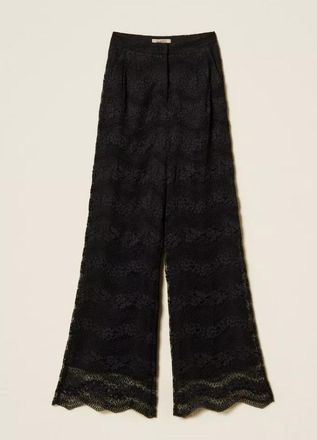 Twin-Set Pantaloni Twin Set in pizzo macram&egrave;