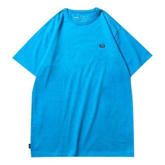 Vans Off The Wall Tee Minimalistic Small Logo Short Sleeve Couple Style Blue VN0A49R72RD