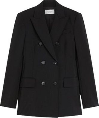 Sportmax Double-Breasted Tailored Wool Blazer