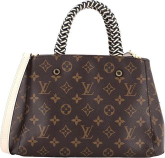 Louis Vuitton Braided Handle Montaigne Monogram Bb (Authentic Pre-Loved)