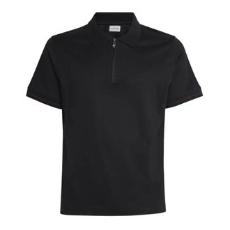 Pal Zileri Quarter-Zip Polo Shirt - male - Pal Zileri - Polo Shirts - Black - XL - Tops