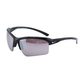 Nike Sunglasses Square Semi Rim, Black Frame And Road Blue Mirror Lens Nikeskylonriseteamiq7185010