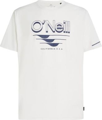 O'Neill Hybrid UPF Polygiene Graphic T-Shirt Lycra f&uuml;r Herren | wei&szlig;