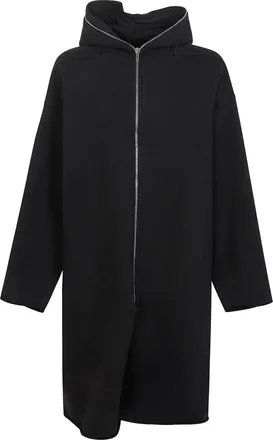 Rick Owens Coat Fleece Gimp Wide Mac