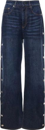 Sportmax Wide-Leg Jeans With Buttons