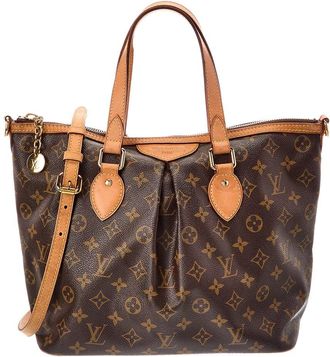 Louis Vuitton Brown Monogram Canvas Palermo Pm (Authentic Pre-Loved)