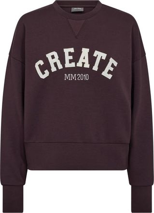 Mos Mosh MMCelli O-Ls Sweatshirt - Dames - Sweatshirts - Bruin - XL - Hoodies & sweatvesten