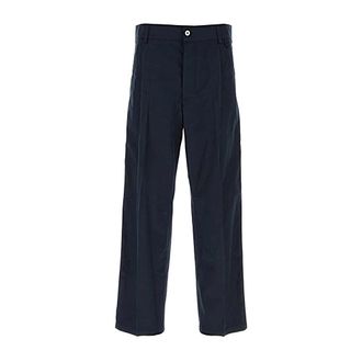 Bottega Veneta Wide Trousers, male, Blue, S, Stylish Trousers for Men