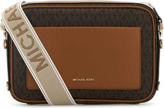 Michael Michael Kors logo crossbody bag - Brown