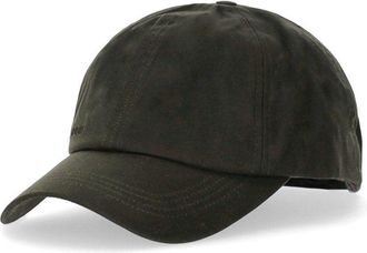 Barbour Wax Sports Olive Green Baseball Cap